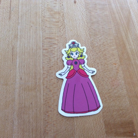 Super Mario Tanooki Mario Peach Paper Mario Stickers - Picture 5 of 7